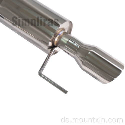 2015-2018 Ford Mustang V6 3.7L Achsback Auspuffsystem